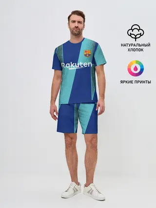 Мужской костюм с шортами / Barcelona PreMatch kit
