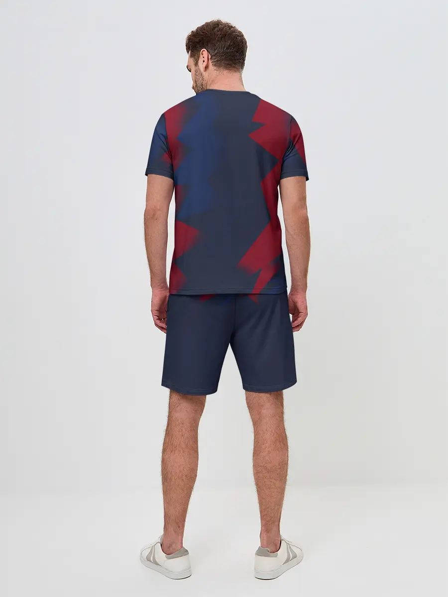 Мужской костюм с шортами / Barcelona PreMatch home