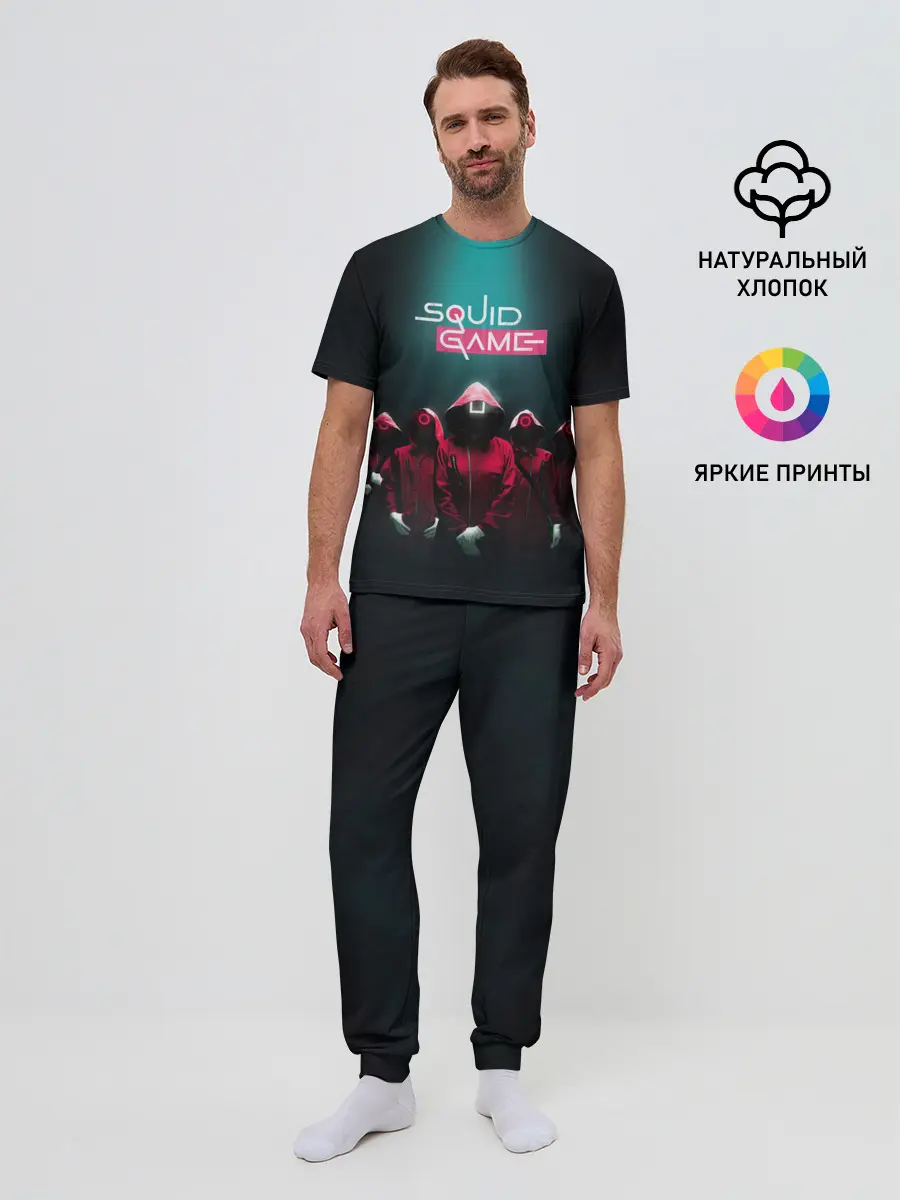 Мужская пижама с брюками / Беспощадный Кальмар