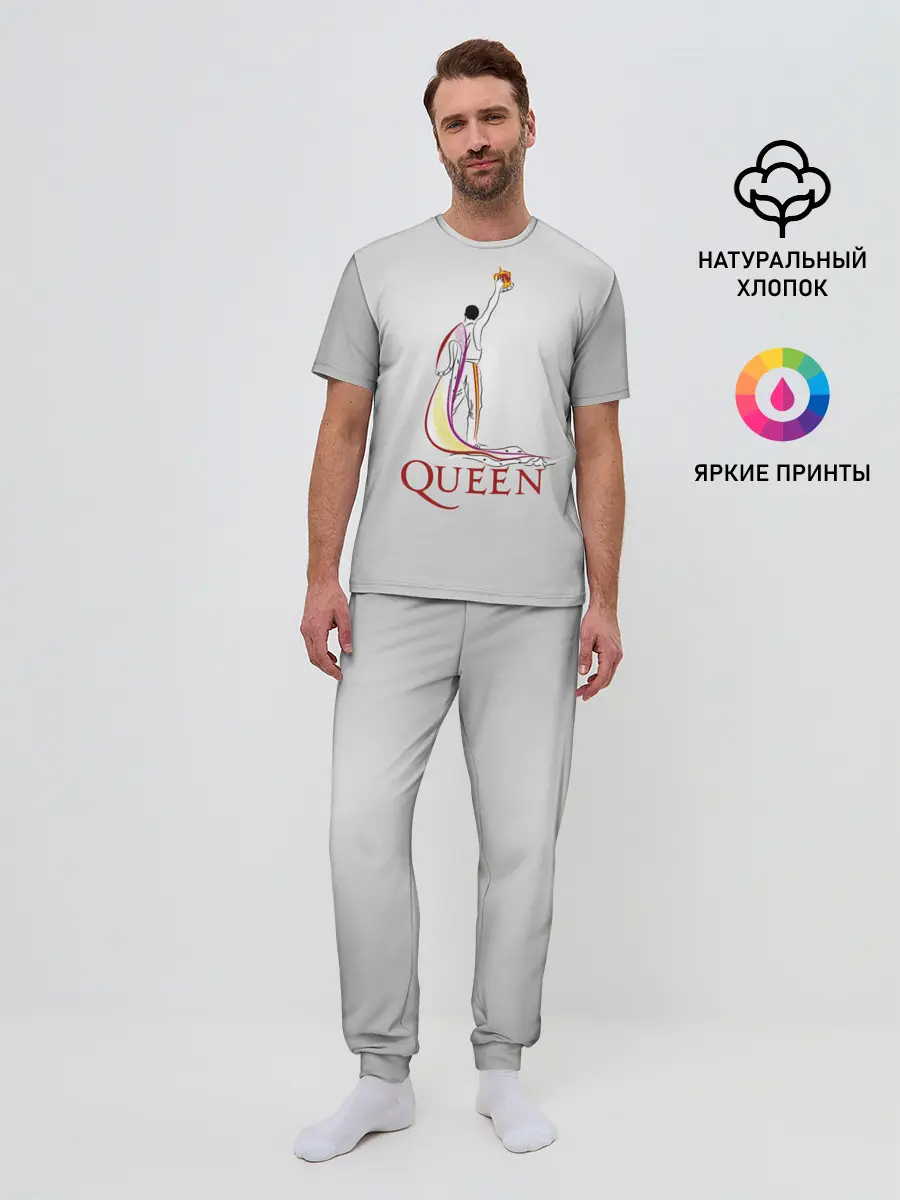 Мужская пижама с брюками / Фредди Меркьюри - Queen