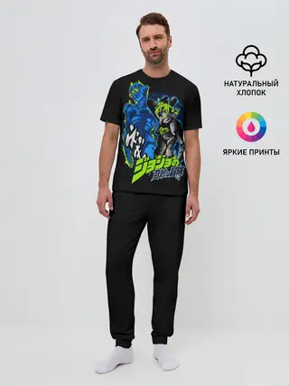 Мужская пижама с брюками / Джолин Куджо, JoJos Bizarre Adventure