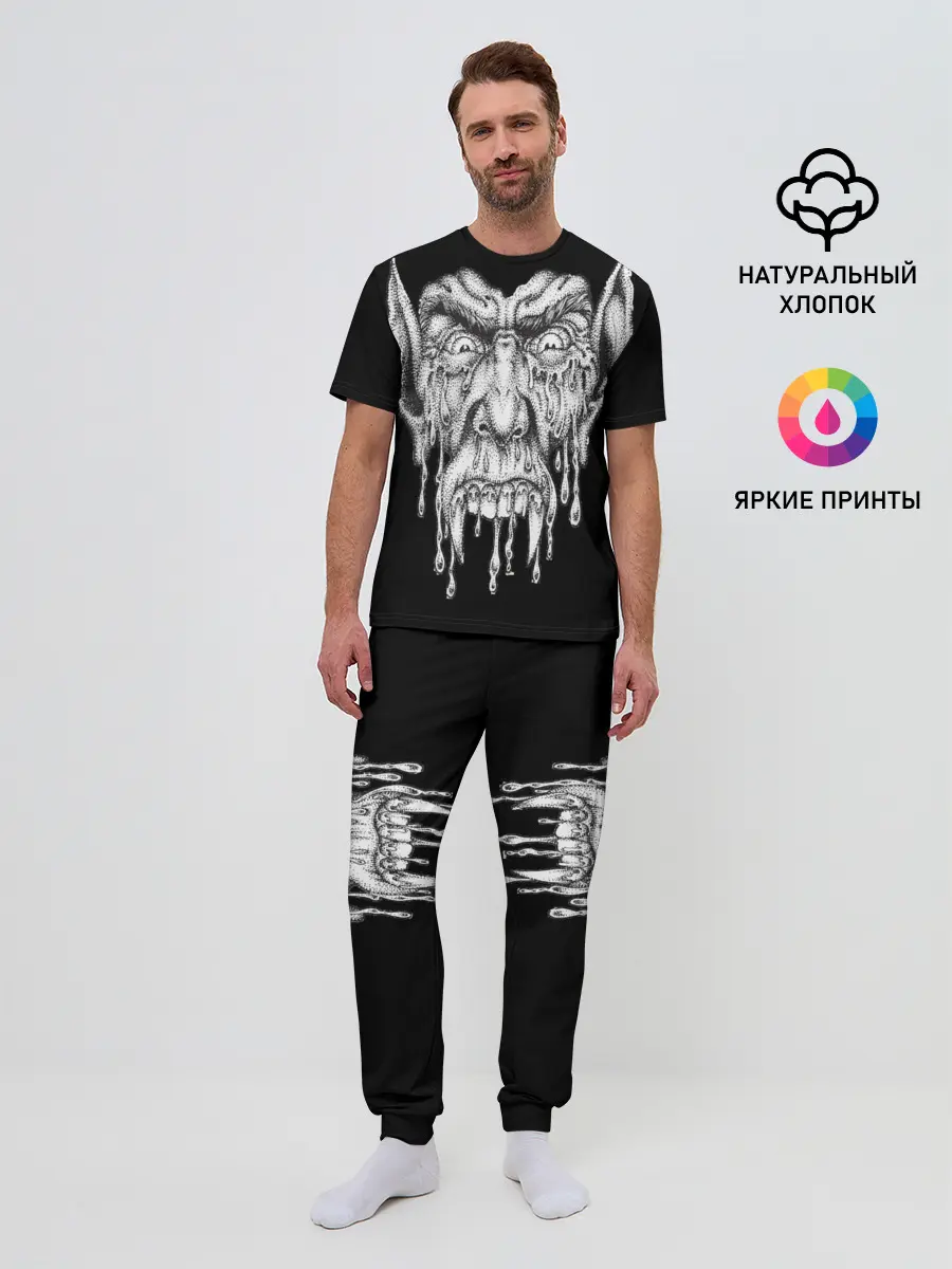 Мужская пижама с брюками / Кровожадный вампир