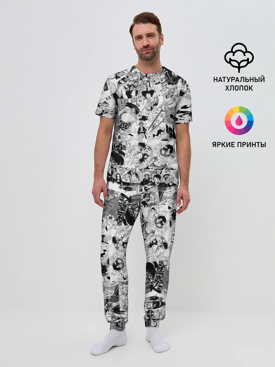 Мужская пижама с брюками / One Piece Манга страницы