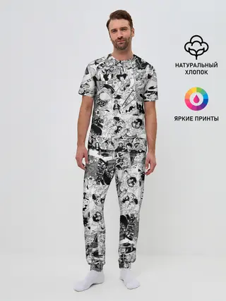 Мужская пижама с брюками / One Piece Манга страницы