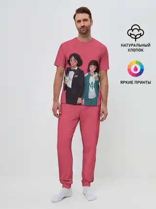 Мужская пижама с брюками / 067 и 240