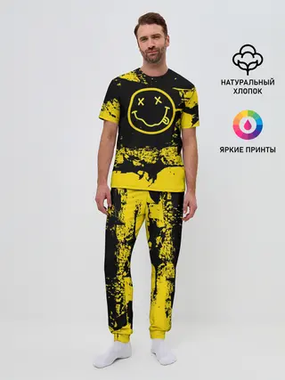 Мужская пижама с брюками / Нирвана Гранж | Nirvana Smile
