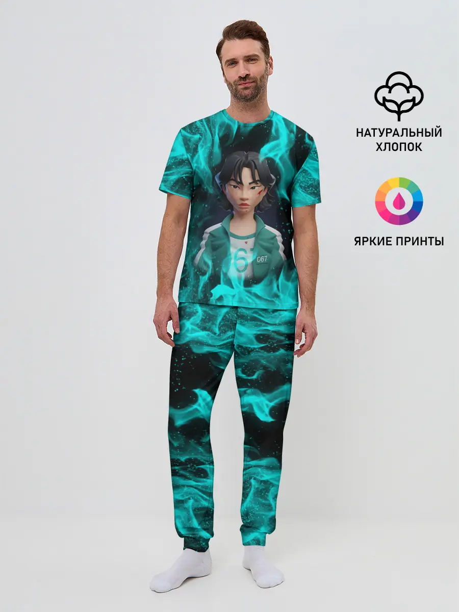 Мужская пижама с брюками / Кан Сэ Бёк 3D ART | 067
