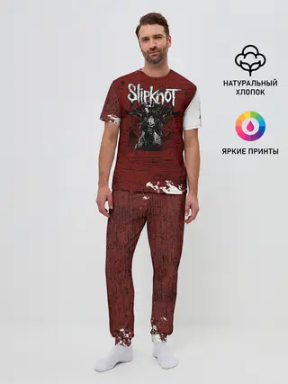 Мужская пижама с брюками / Слипкнот Гранж | Slipknot Rock Goat