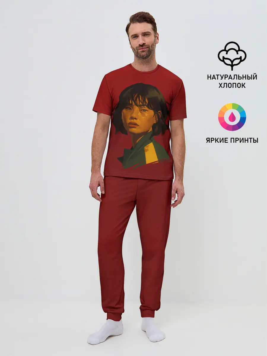 Мужская пижама с брюками / Хо Ён Чон