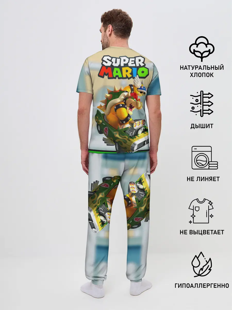 Мужская пижама с брюками / MarioHelmet