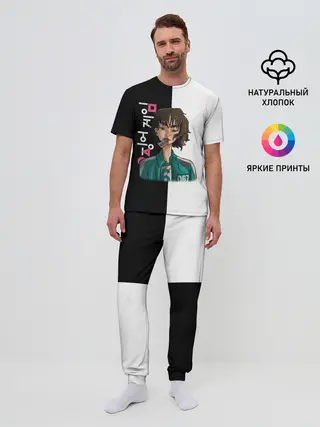 Мужская пижама с брюками / ИГРА В КАЛЬМАРА НОМЕР 067 | SQUID GAME