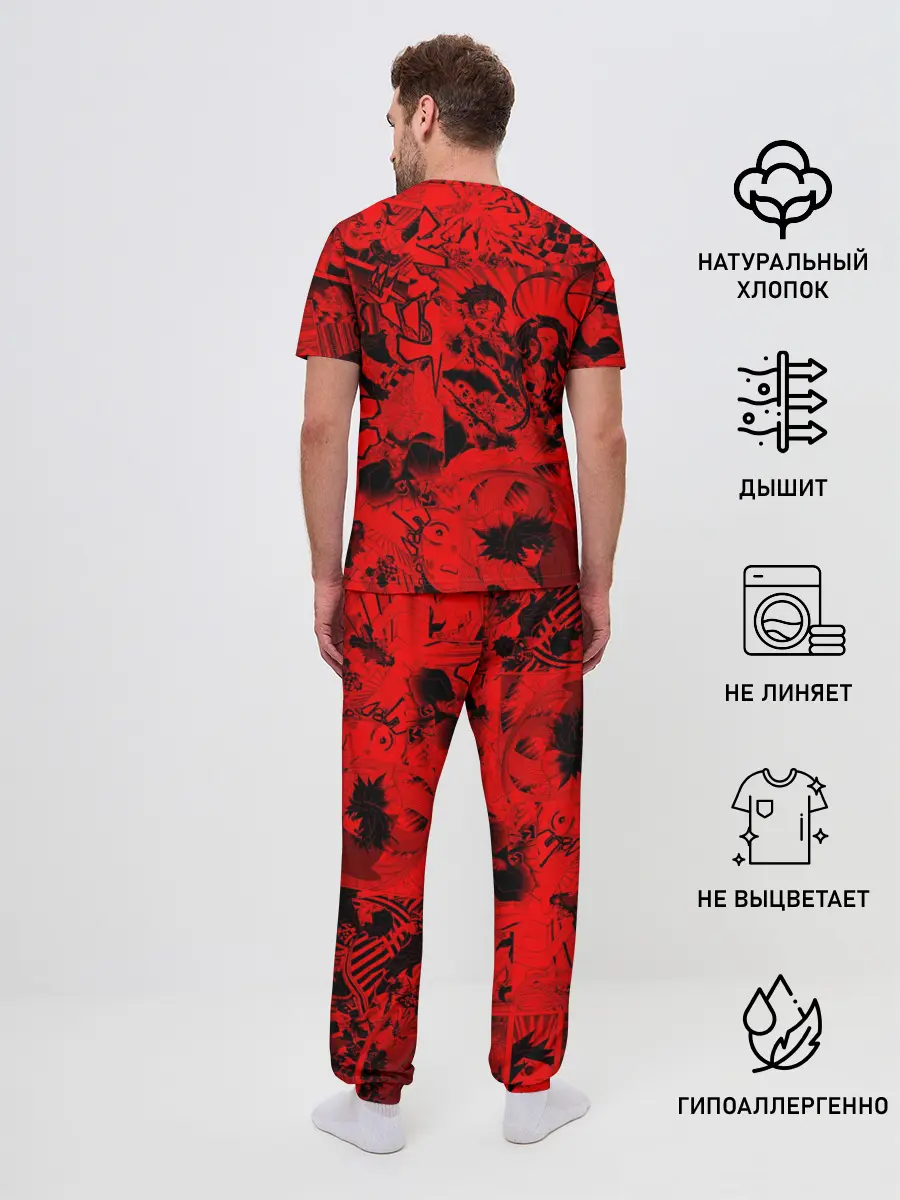 Мужская пижама с брюками / Иноске, Клинок, рассекающий демонов