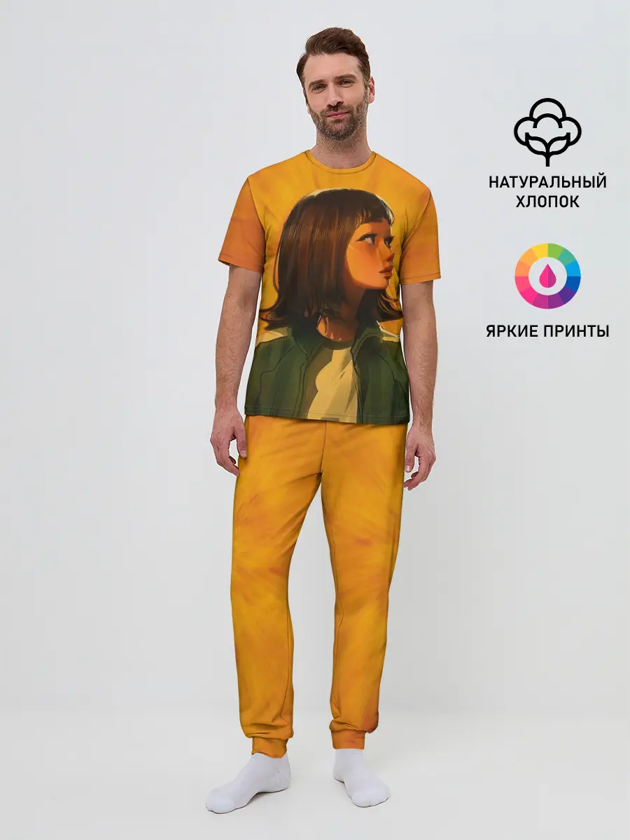 Мужская пижама с брюками / 240 | Чи Ён