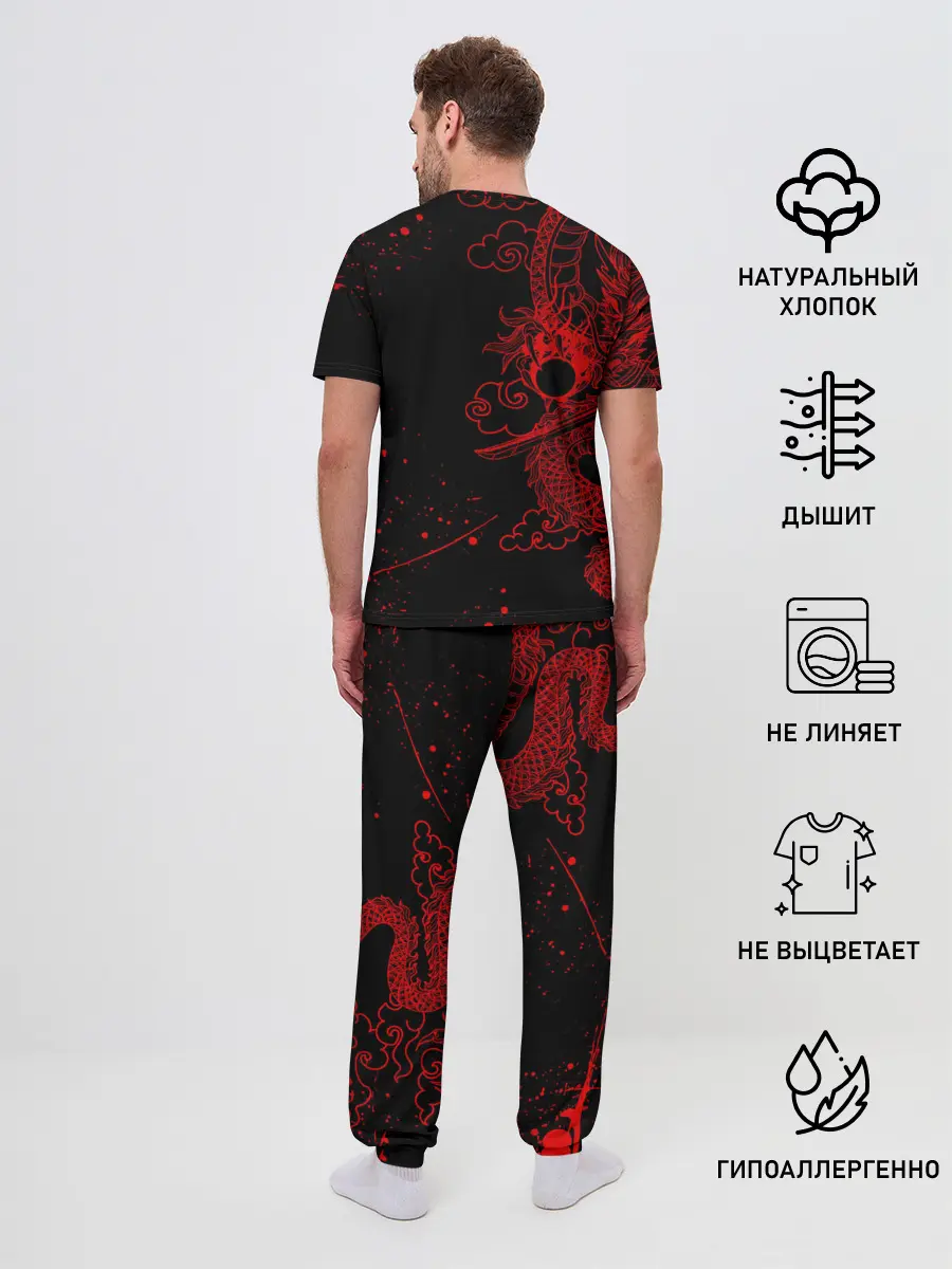 Мужская пижама с брюками / ТОКИЙСКИЕ МСТИТЕЛИ КРАСНЫЙ ДРАКОН