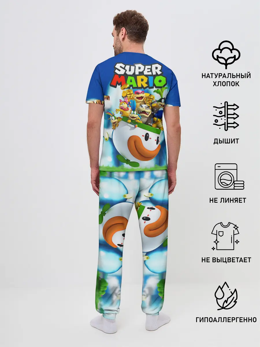 Мужская пижама с брюками / SuperFlyMario