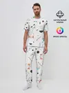 Мужская пижама с брюками / TOCA BOCA УЗОР ФОН