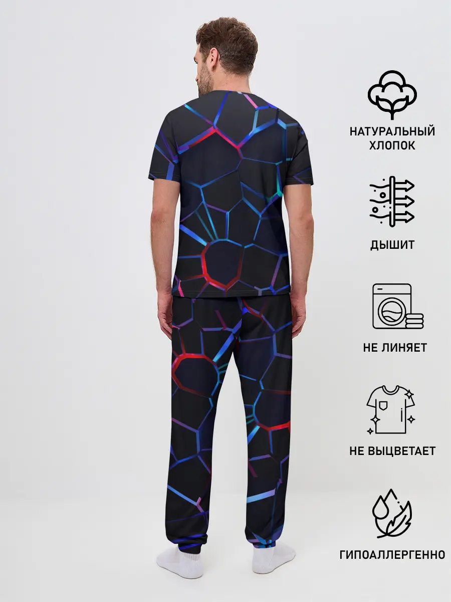 Мужская пижама с брюками / BMW SPORT | 3D плиты