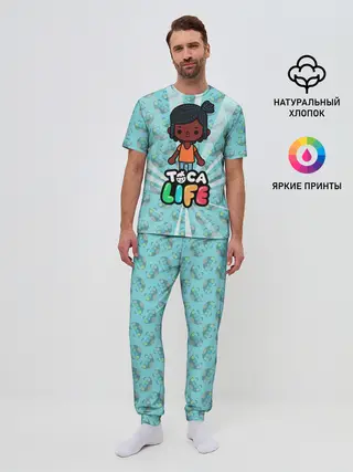 Мужская пижама с брюками / Toca Life World