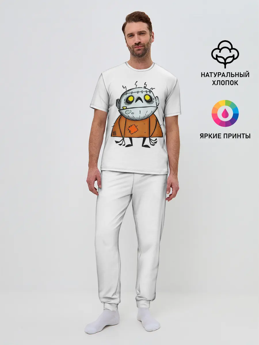 Мужская пижама с брюками / чудиже франкенштейн