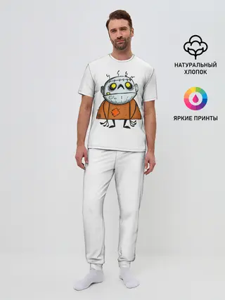 Мужская пижама с брюками / чудиже франкенштейн