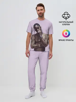 Мужская пижама с брюками / Задумчивый Трэвис