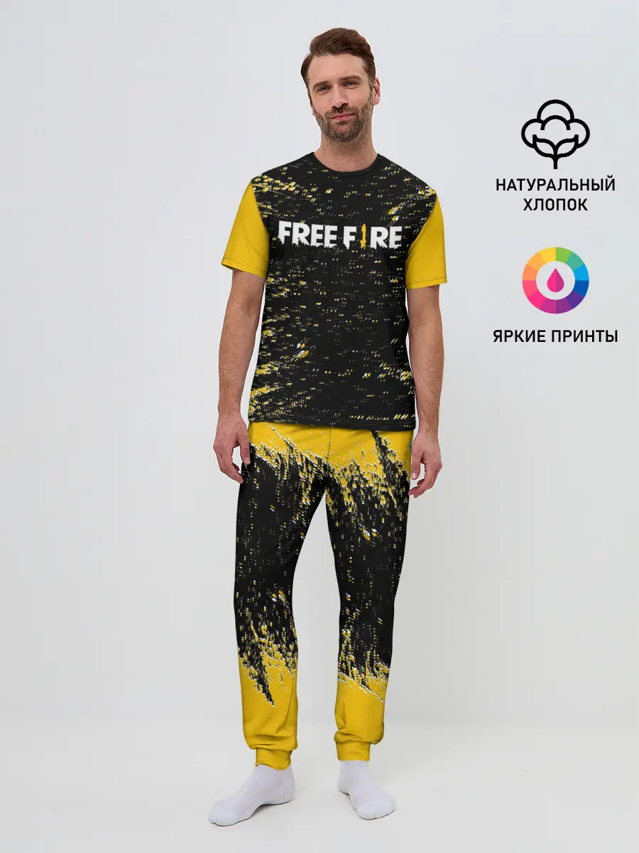Мужская пижама с брюками / Garena Free Fire - День Booyah.