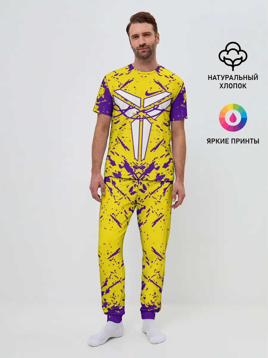 Мужская пижама с брюками / ЛЕЙКЕРС| LOS ANGELES LAKERS,