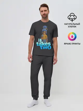 Мужская пижама с брюками / It Takes Two Мэй