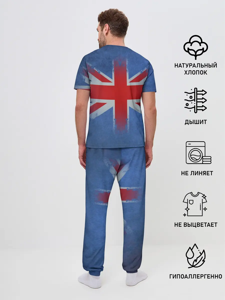 Мужская пижама с брюками / Mini cooper Великобритания