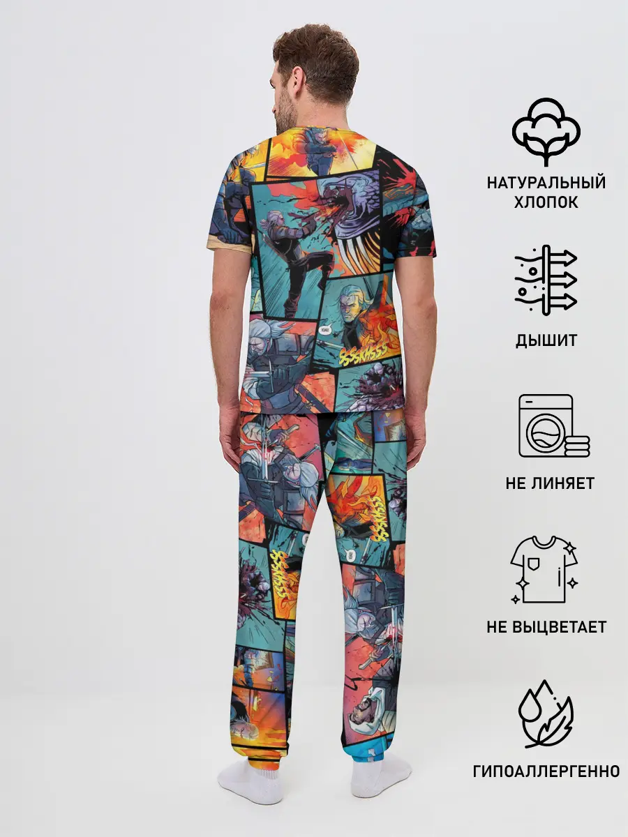 Мужская пижама с брюками / Ведьмак / The Witcher