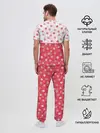 Мужская пижама с брюками / Снежинки