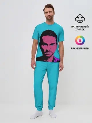 Мужская пижама с брюками / Дэйв Гаан арт