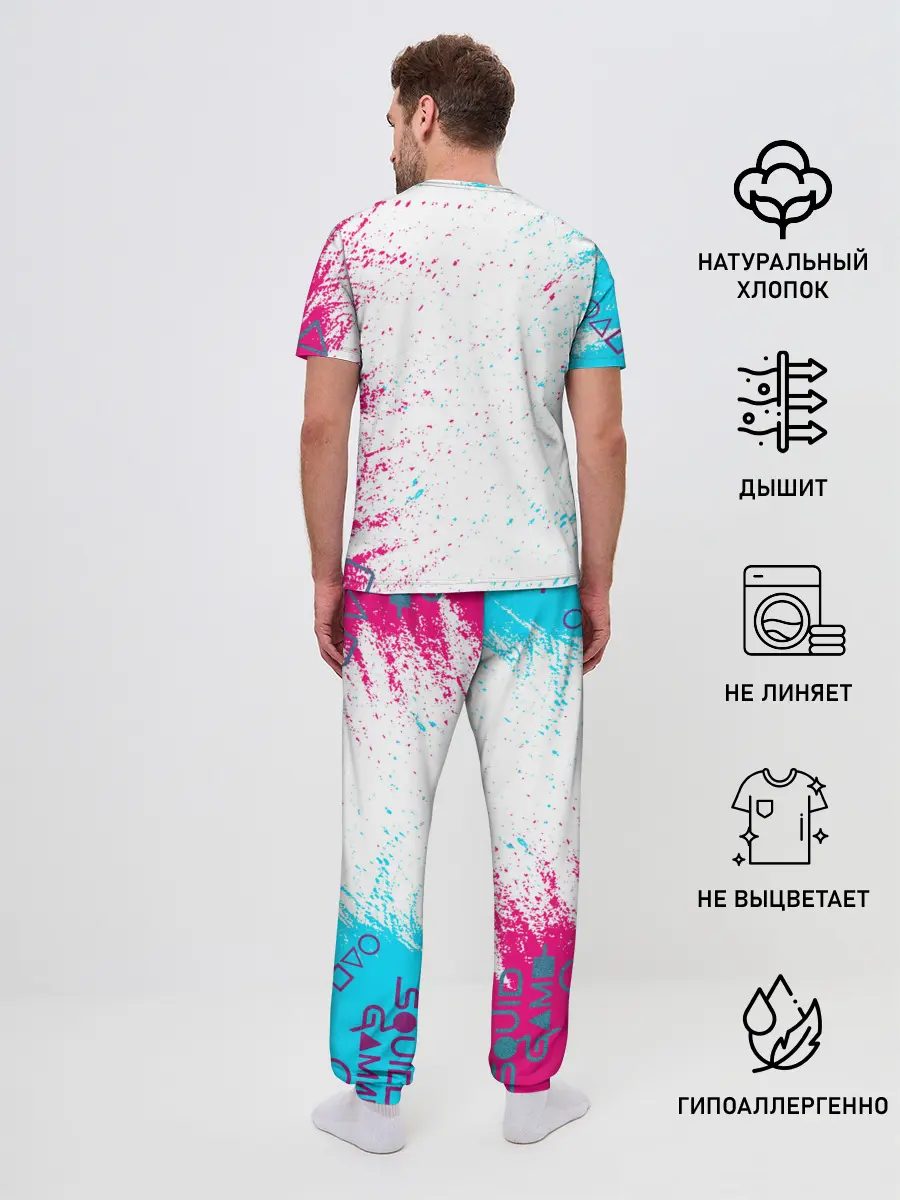 Мужская пижама с брюками / Игра в кальмара | Squid Game | КУКЛА