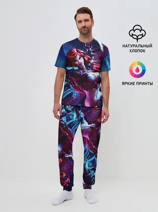 Мужская пижама с брюками / Катарина League of legends