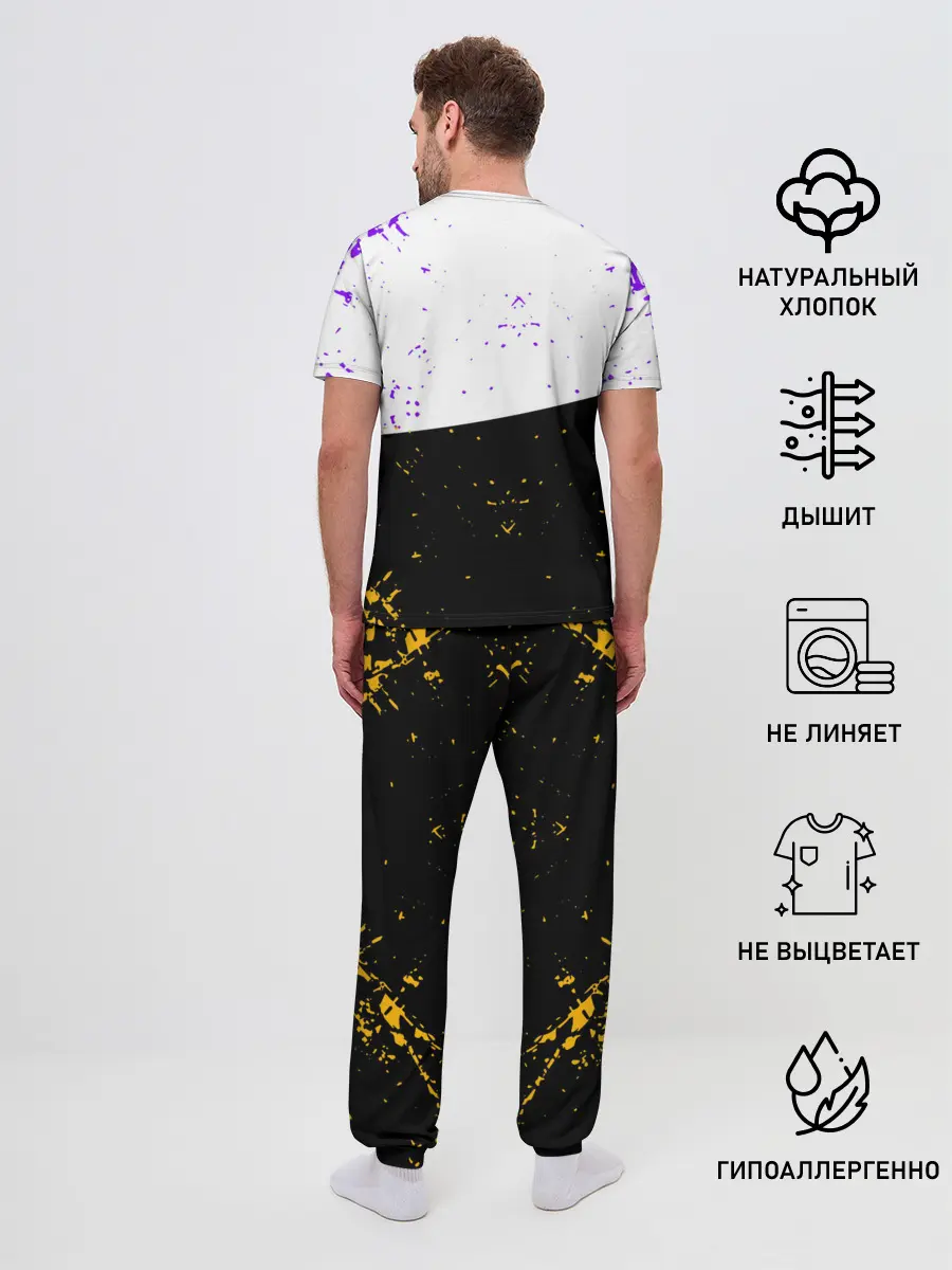 Мужская пижама с брюками / Коби Брайант Los Angeles Lakers,