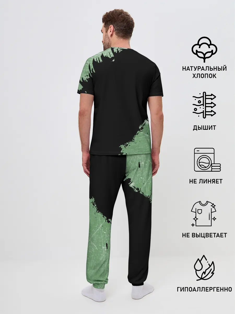 Мужская пижама с брюками / Линкин Парк в стиле Гранж | Linkin Park