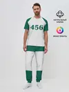 Мужская пижама с брюками / Как в Игре в Кальмара. Футболка 456 игрока