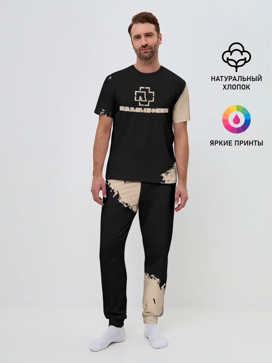 Мужская пижама с брюками / RAMMSTEIN | Рамштайн Рок Лого