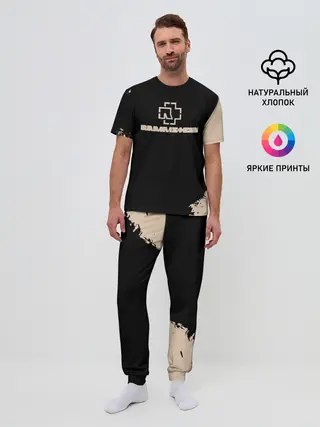 Мужская пижама с брюками / RAMMSTEIN | Рамштайн Рок Лого