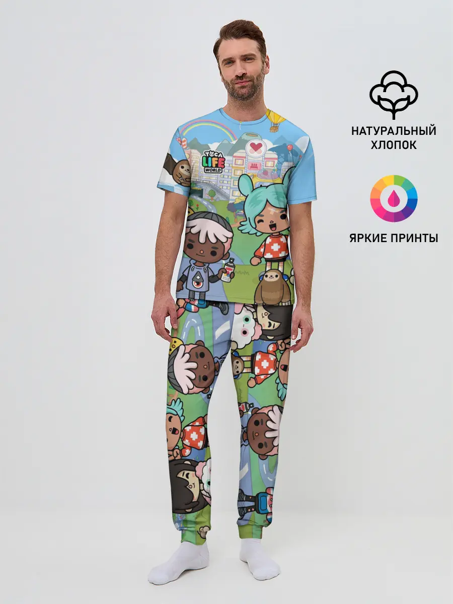Мужская пижама с брюками / Toca Boca | Мир