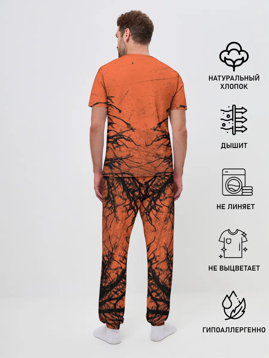Мужская пижама с брюками / Ghostemane Forest Grunge | Гостмейн Лес