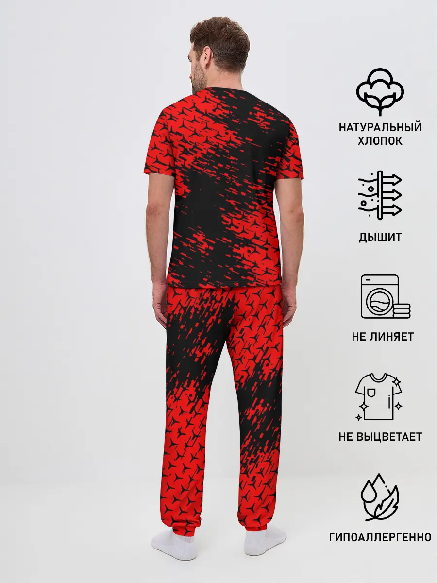 Мужская пижама с брюками / Merсedes.