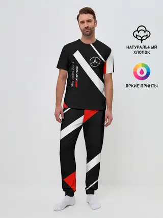 Мужская пижама с брюками / Mercedes-AMG | Мерседес-АМГ