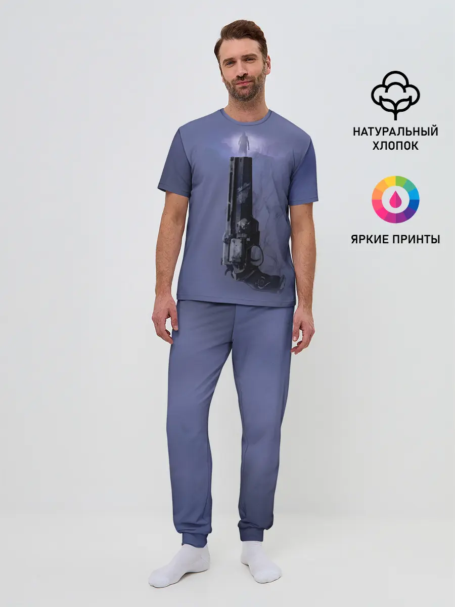 Мужская пижама с брюками / DESTINY 2 КЕЙД 6 И ЕГО РЕВОЛЬВЕР