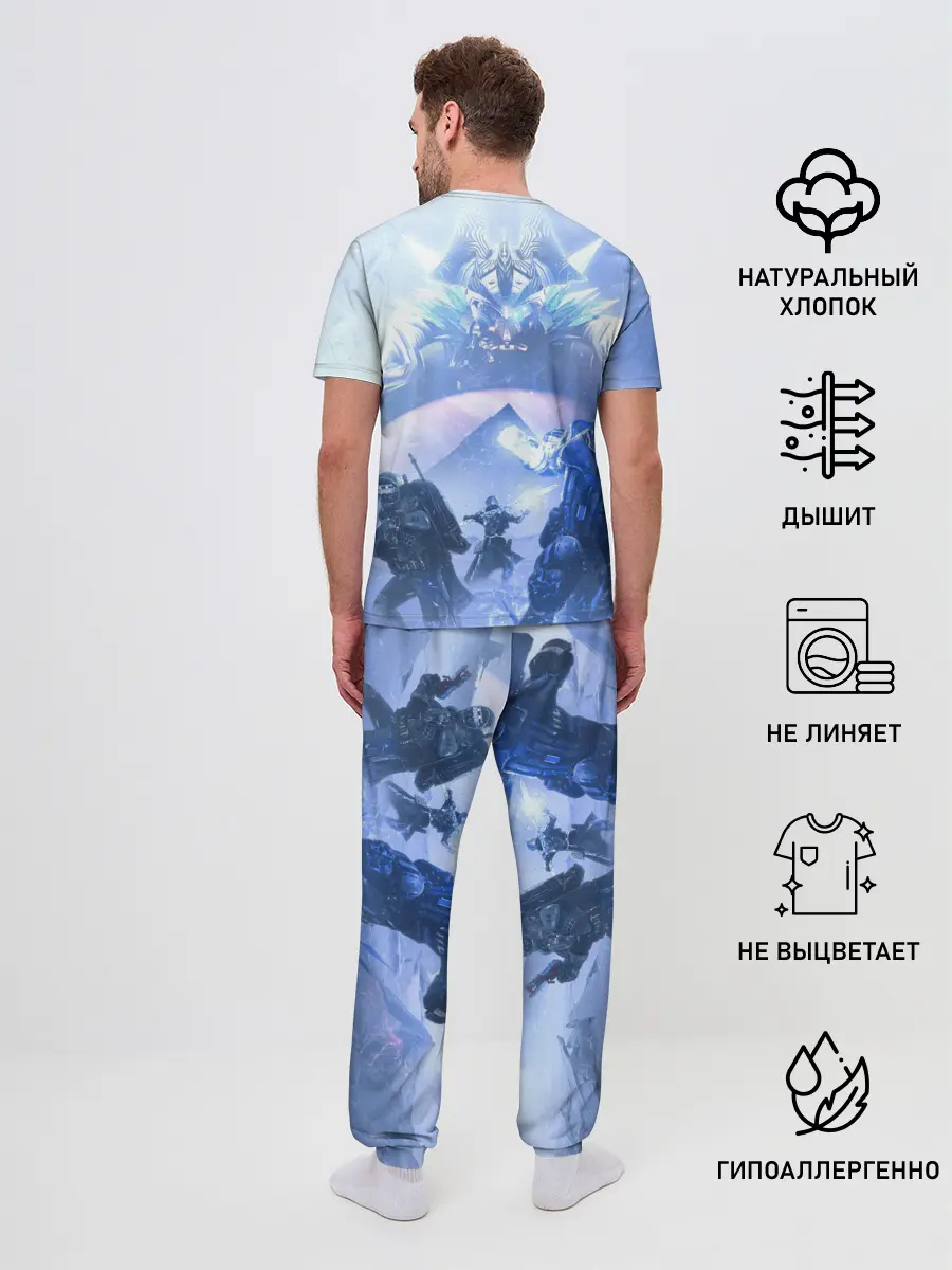 Мужская пижама с брюками / DESTINY 2 ЛЕДЯНОЙ МАРС / СТРАЖИ