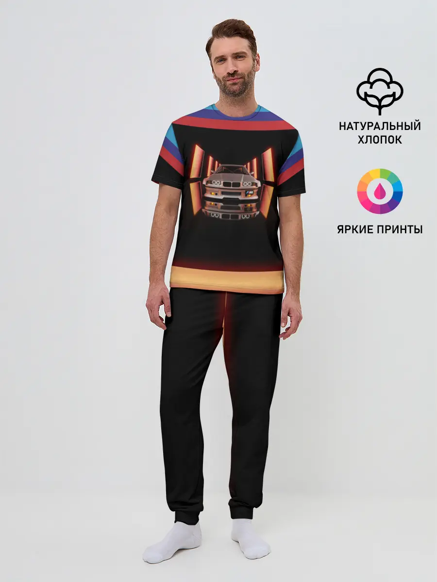 Мужская пижама с брюками / БЭХА Мка | BMW M