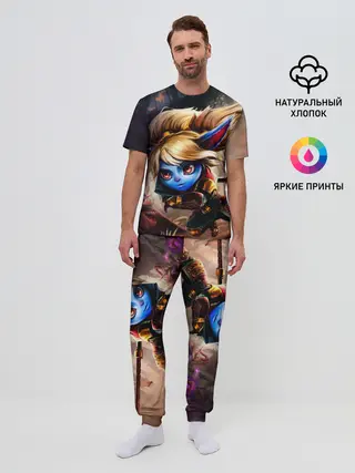 Мужская пижама с брюками / Поппи Хранительница молота