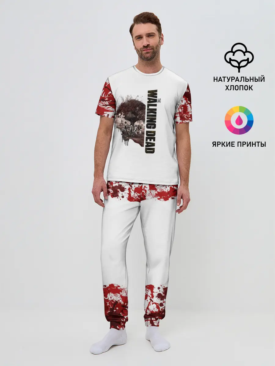 Мужская пижама с брюками / Ходячие Мертвецы 11