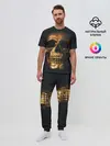 Мужская пижама с брюками / Gold Skull