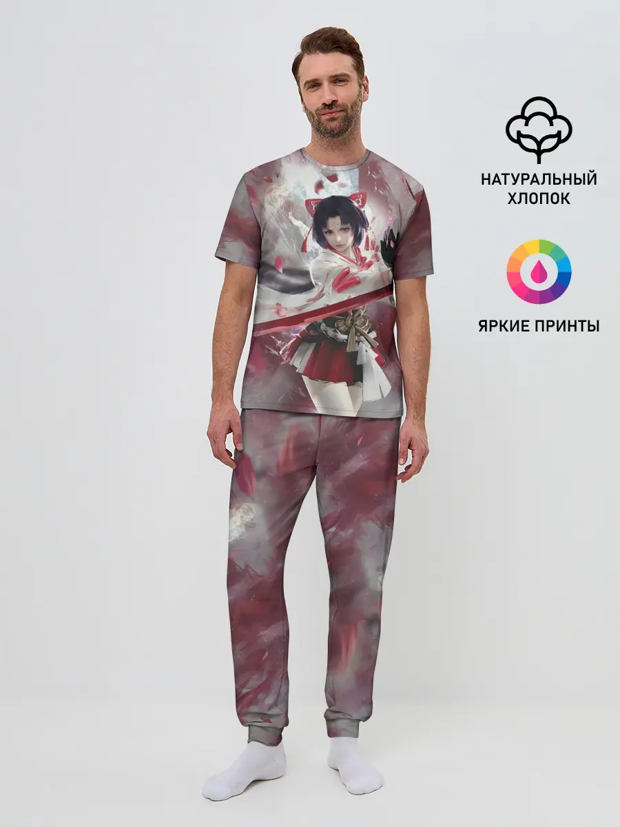 Мужская пижама с брюками / Naraka blade